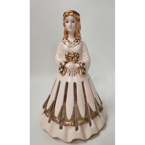 Vtg Lillian Vernon Ceramic Angel Napkin Holder